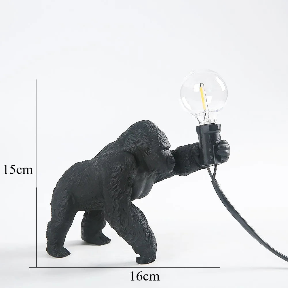 Product Image for Angry Gorilla Tisch Nachtlampe, schwarz Prone