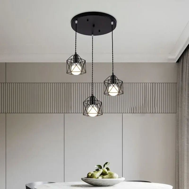 Product Image for Frendorf | Nordic Drei-Kopf Diamant LED Kronleuchter – Moderne Pendelleuchte für Schlafzimmer, Esszimmer und Wohnräume, gold 1