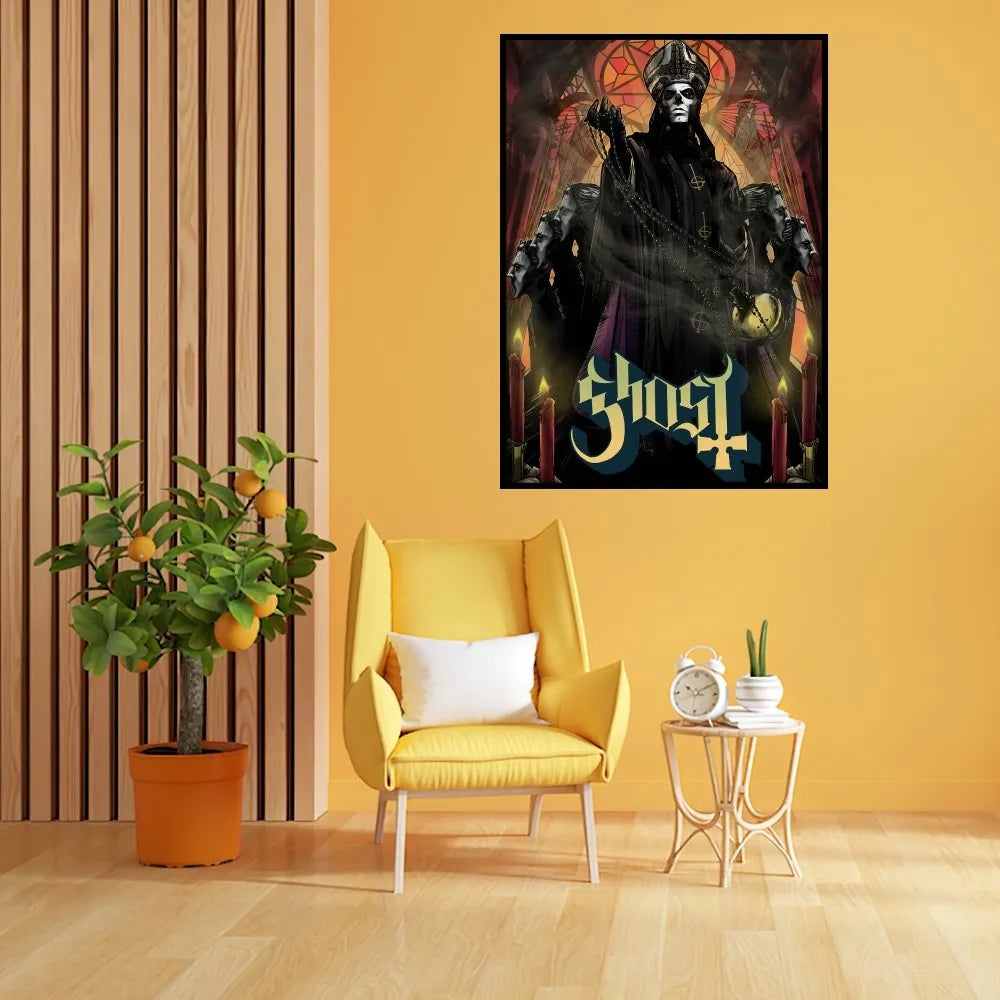 Product Image for Ghost Band Phantomime Poster Prints Wall Painting Bedroom Living Room Decoration Office Home, z6 / 30X21cm