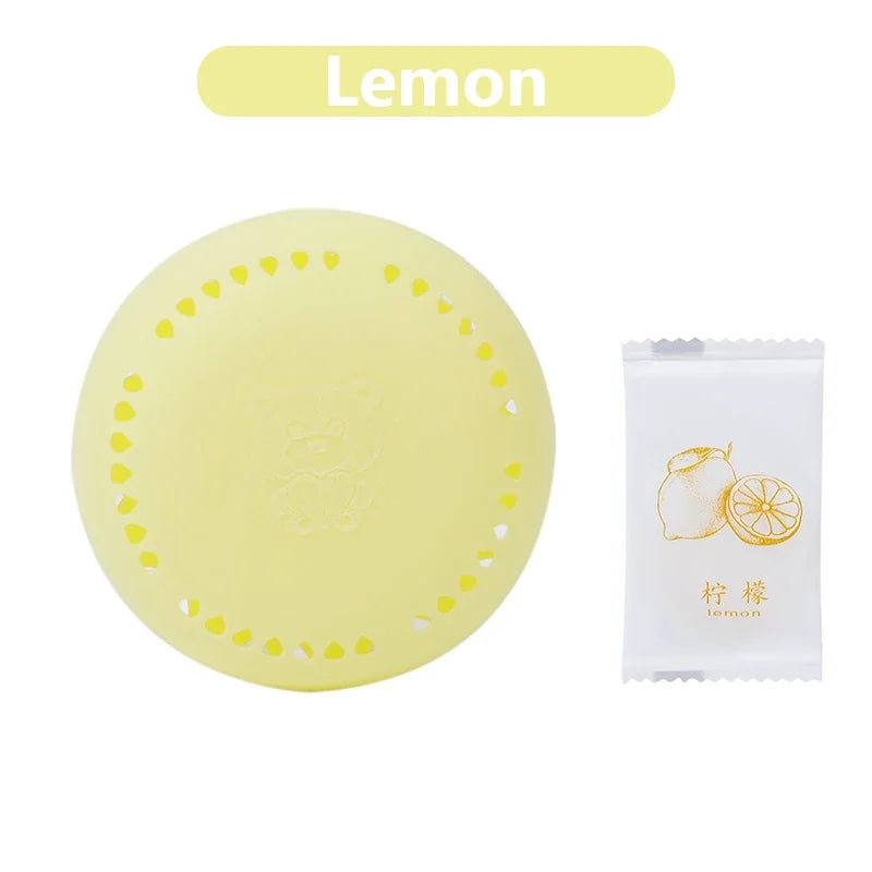 Product Image for Aromatherapie Deodorant Fest Rund - Langanhaltender Duft für Badezimmer, Schlafzimmer, Kleiderschrank, Auto, Zuhause und Toilettendeodorierung, Set E-
