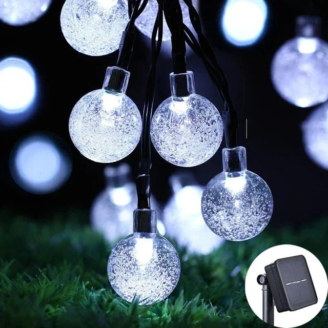 Product Image for Solar LED Globe Lichterketten, Weißes Licht / 9.5M50LEDs 1pc