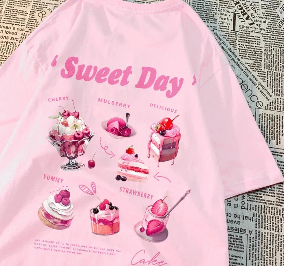 Product Image for Sweet Day T-Shirt, Rosa / M
