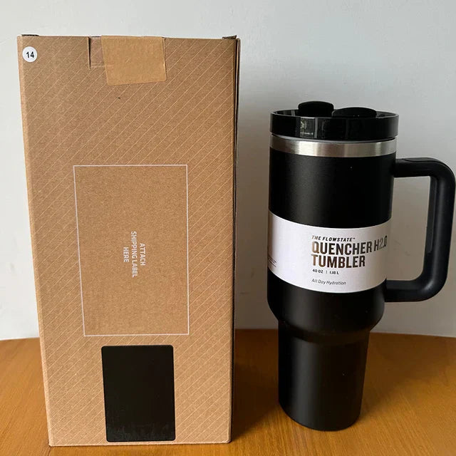 Product Image for Thermix Thermobecher – Getränke den ganzen Tag heiß oder kalt genießen, Schwarz