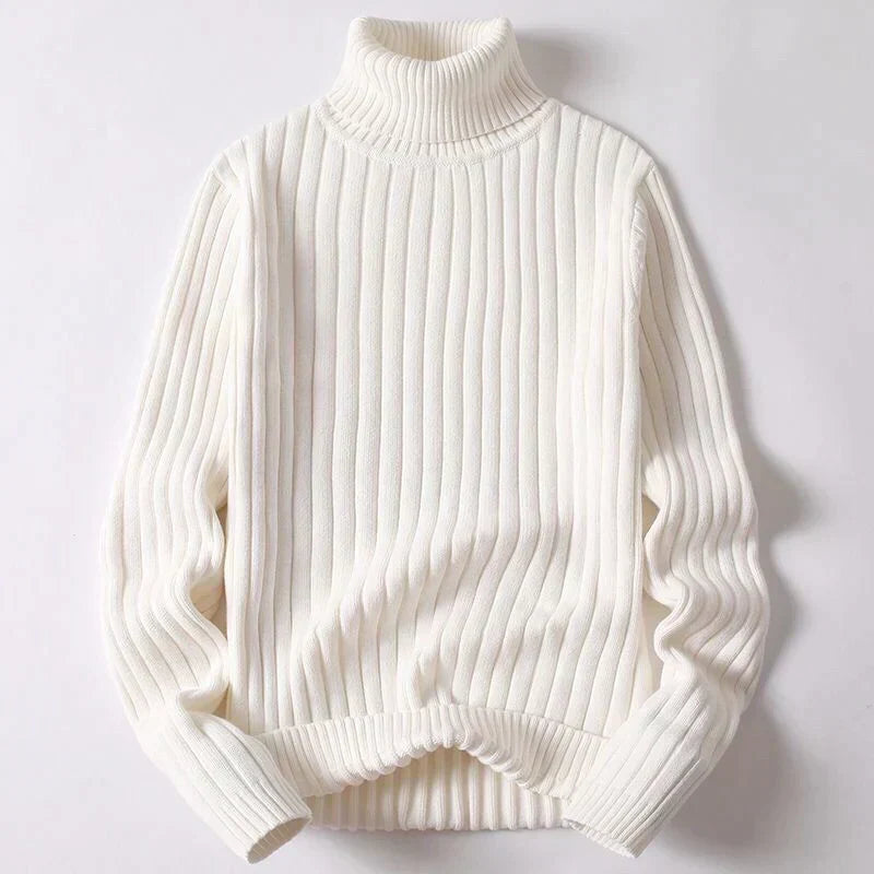 Product Image for Frendorf | Herren-Rollkragenpullover aus Merinowolle, Weiß ist die Farbe, die oft mit Reinheit und Klarheit assoziiert wird. / L