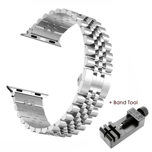 Product Image for Armband für die Apple Watch, Silbernes Werkzeug / 42mm oder 44mm oder 45mm