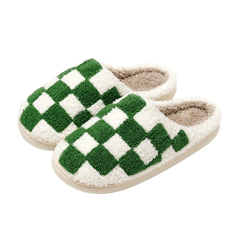 Product Image for Gepunktete Hausschuhe, Grün / 39-40 / UK 6-7