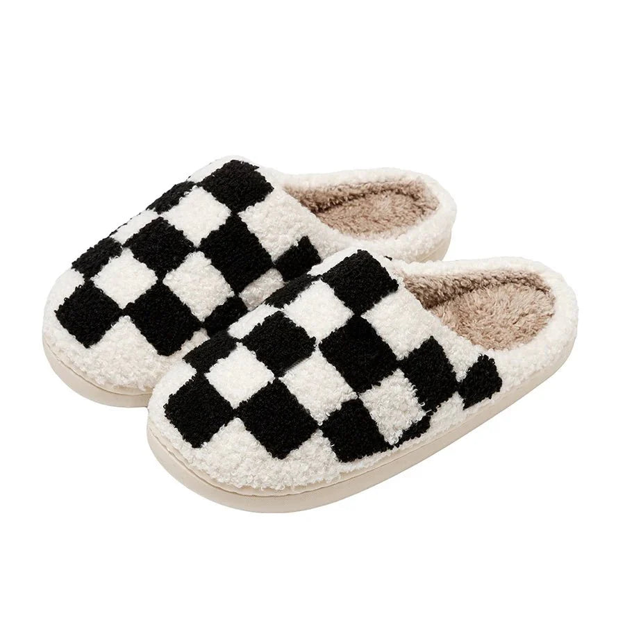 Product Image for Gepunktete Hausschuhe, Schwarz / 43-44 / UK 9-10