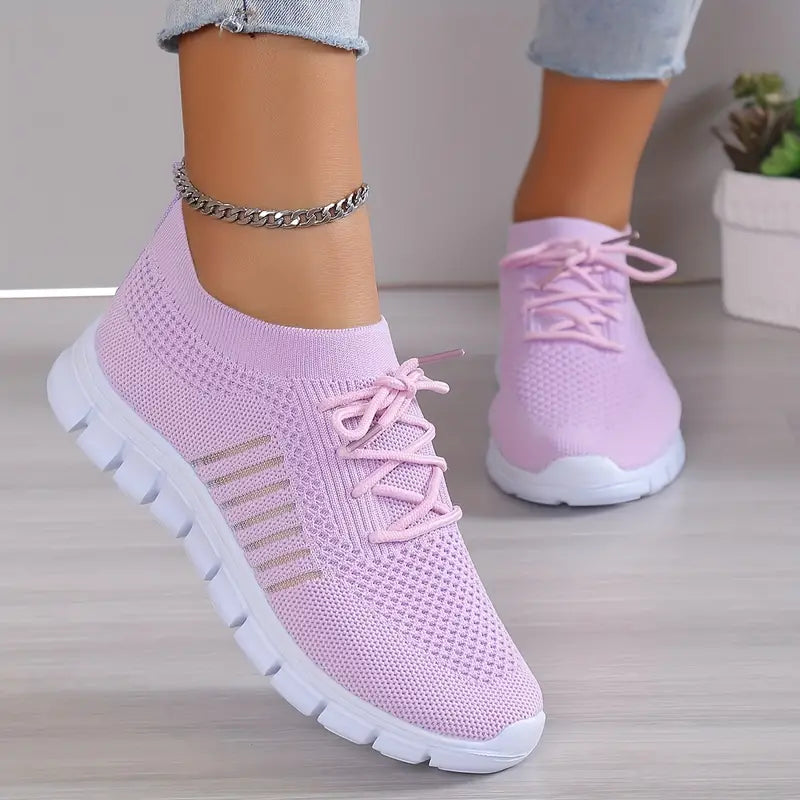Product Image for Frendorf | Atmungsaktive Schnürsenkel Lauftrainer Turnschuhe, 39 / Lila