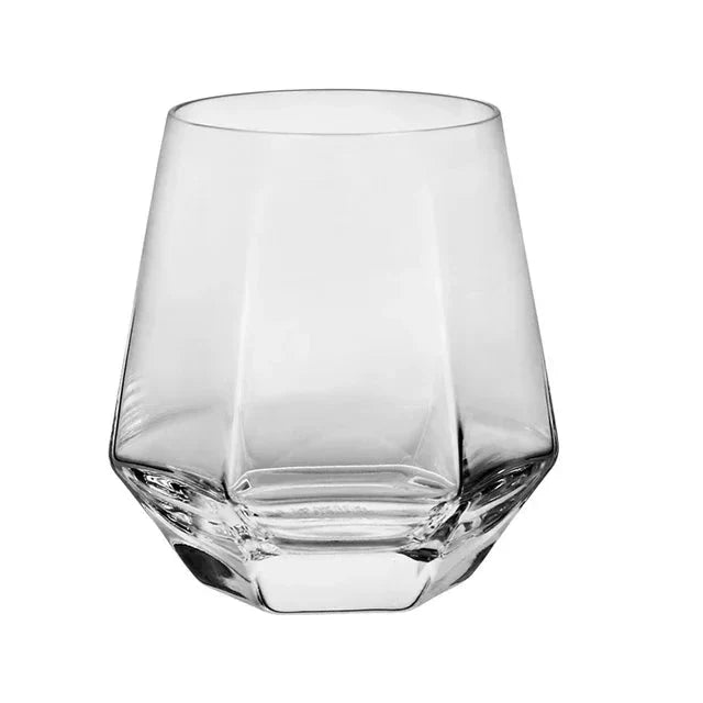 Product Image for Nordic Prismatic Glass Karaffe mit Holzdeckel, Transparenter Becher