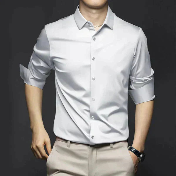 Product Image for Elegantes Bügelfreies Herren Hemd – Pflegeleicht und Stilvoll, Weiß / 2XL