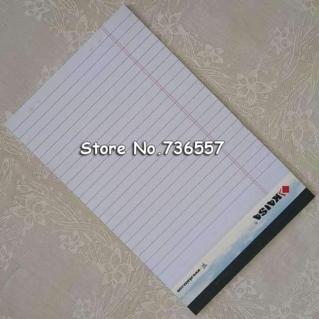 Product Image for Schreibblock 6PCS A4 Memo Pad USA-Stil 50 Blätter/PCS Notizbuchpapier Büro Schulbedarf Notizblock, Weiße Farbe