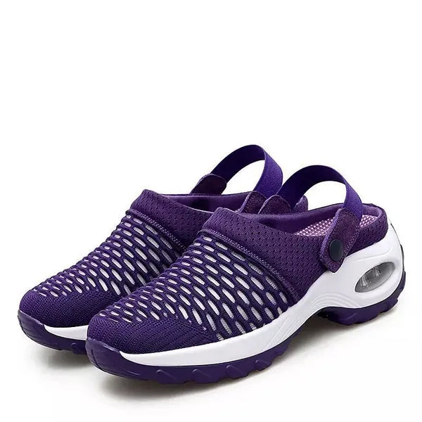 Product Image for Frendorf | Orthopädische Clogs mit Luftpolsterunterstützung zur Reduzierung des Drucks auf Rücken und Knie, Lila / 37