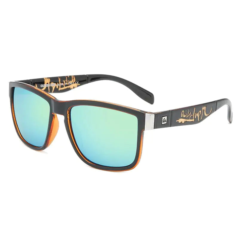 Product Image for Klassische quadratische Sonnenbrille, Blau und Orange / 7