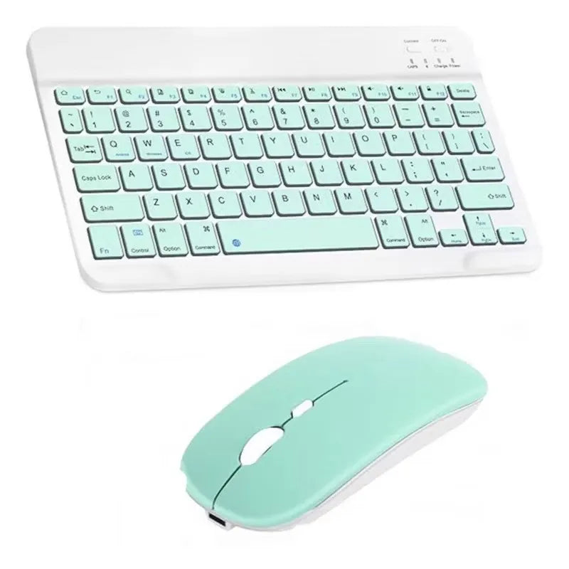 Product Image for Frendorf | Bluetooth-Set: Geräuschlose Tastatur und Maus, Hellgrün