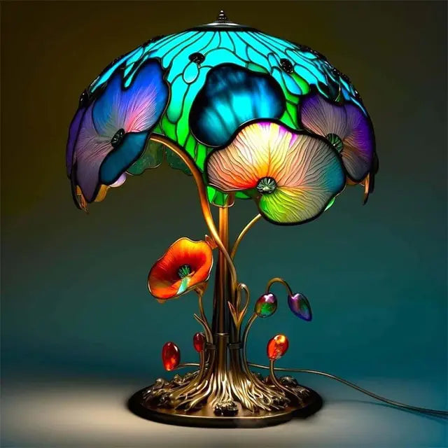 Product Image for Frendorf | Europäische Retro Pilz Tischlampen, Blumige Pilz