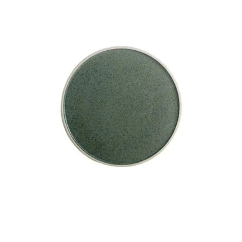 Product Image for Keramisches Dinnerplate Elegantes westliches Geschirr für Steak und Salate, Grüner Teller L-10"