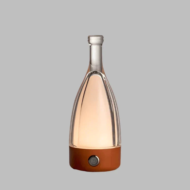 Product Image for Frendorf | GlowVino Wiederaufladbares dekoratives Nachtlicht | Weinflaschen-Design | Stimmungsvolle LED-Beleuchtung | Kabellos, Orange