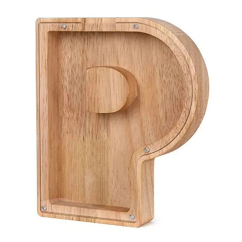 Product Image for Holz Alphabetbuchstaben 'Initial' Sparschwein, P