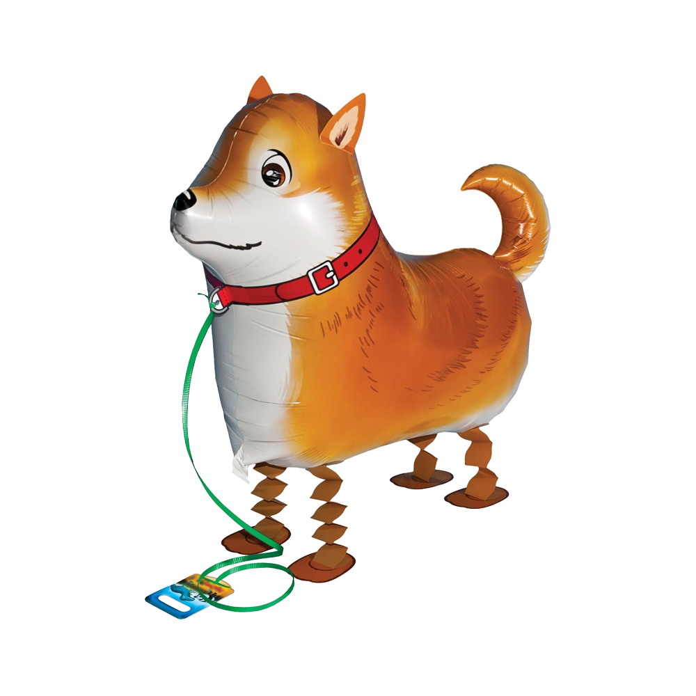 shiba inu dog shaped walking balloon, airwalker