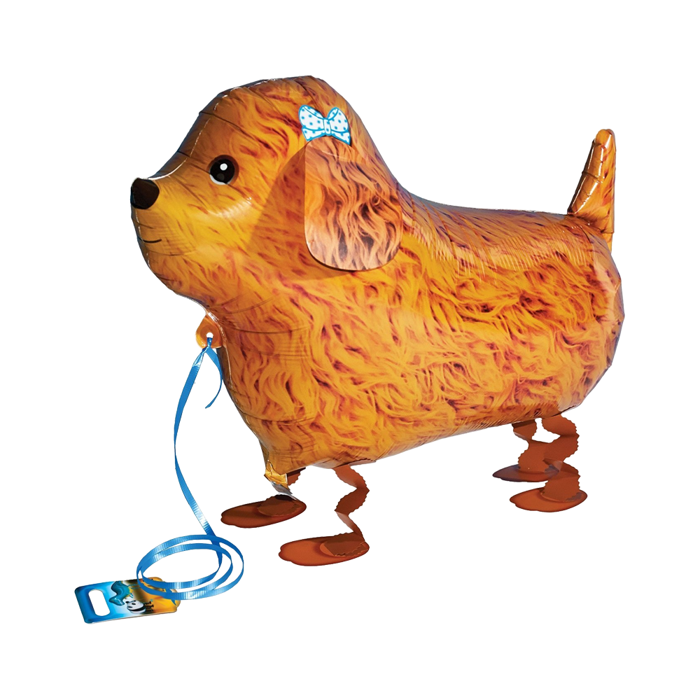 poodle dog shaped walking balloon, airwalker