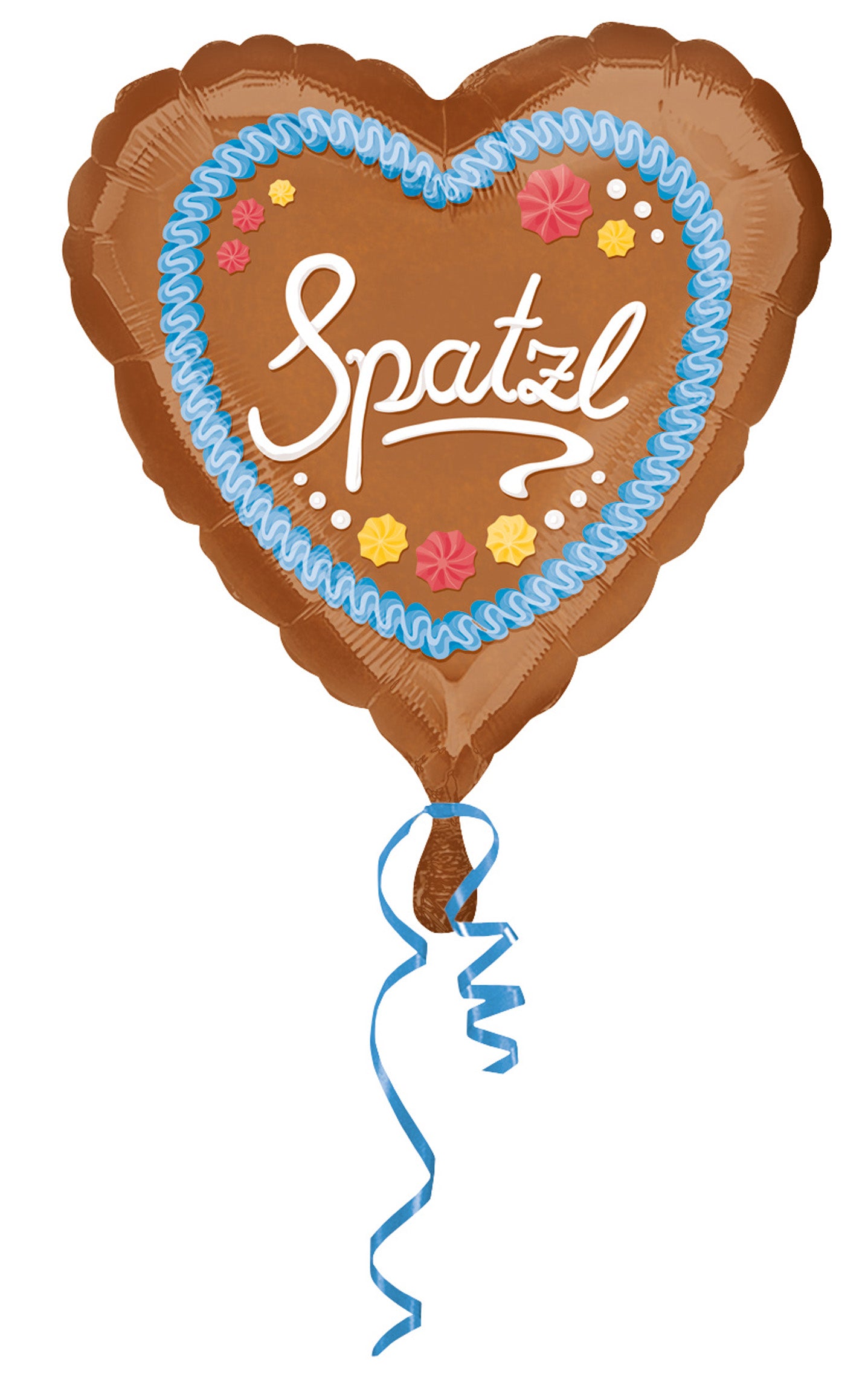 heart shaped gingerbread heart spatzl balloon