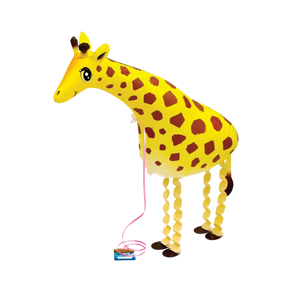 giraffe shaped walking balloon, airwalker