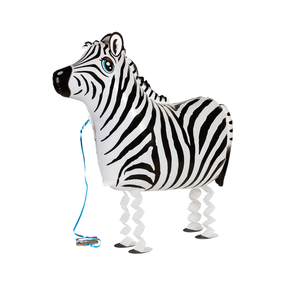 zebra shaped walking balloon, airwalker