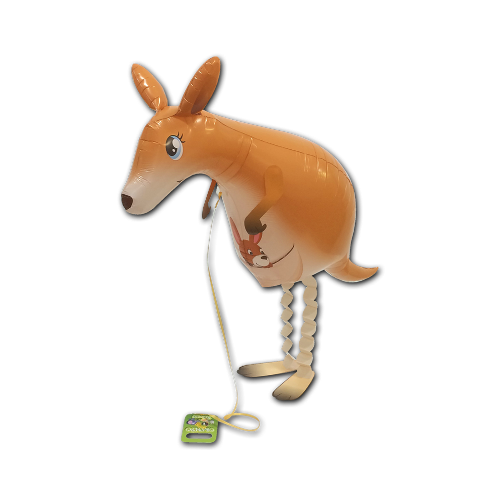 kangaroo shaped walking balloon, airwalker