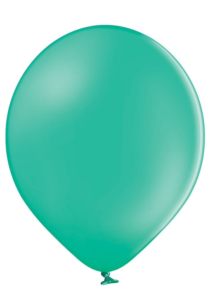 pastel forest green/turquoise balloon