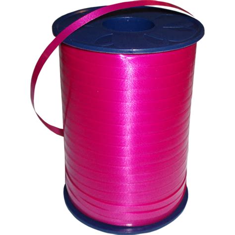 magenta balloon ribbon