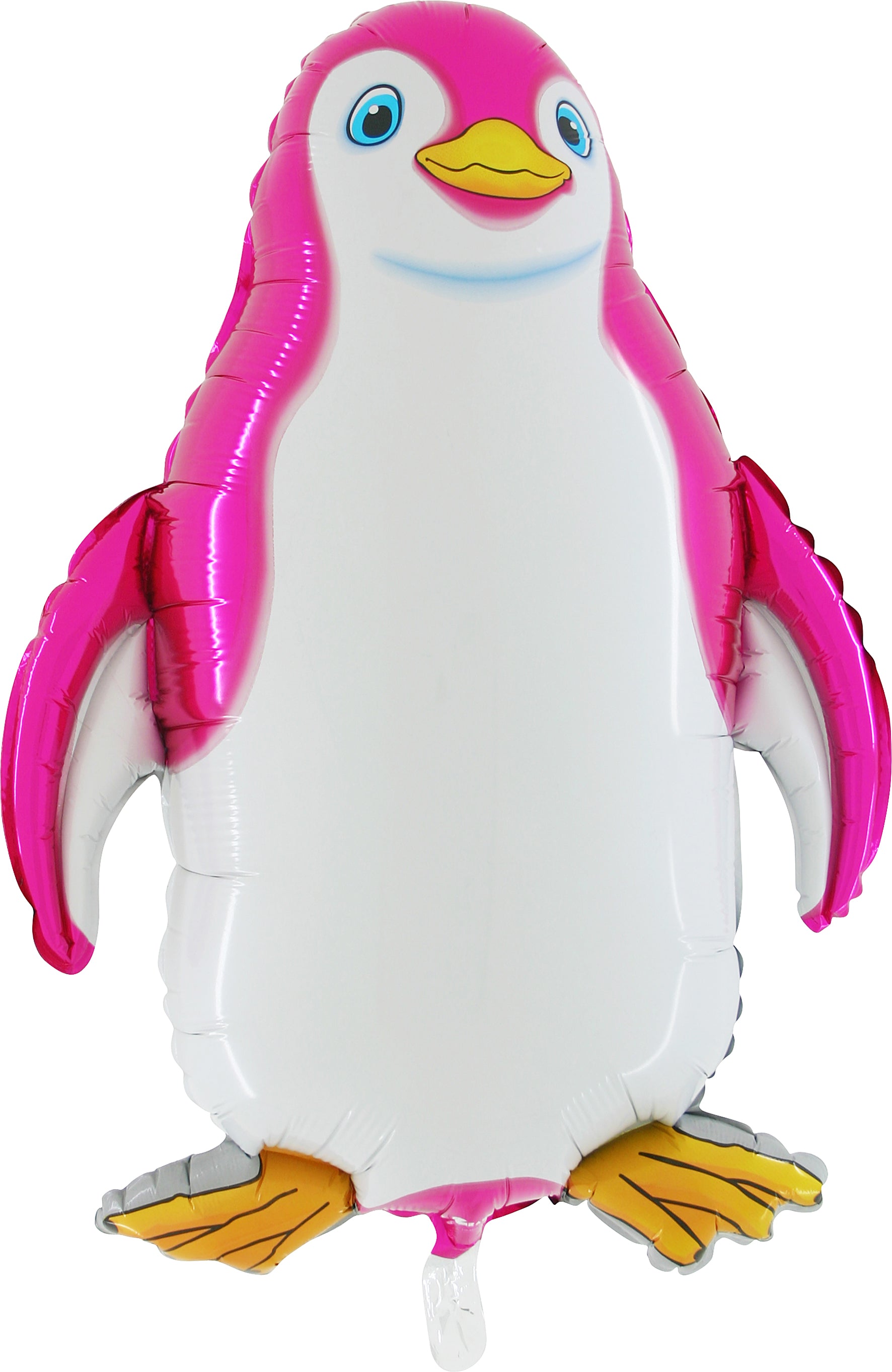 pink penguin shaped balloon