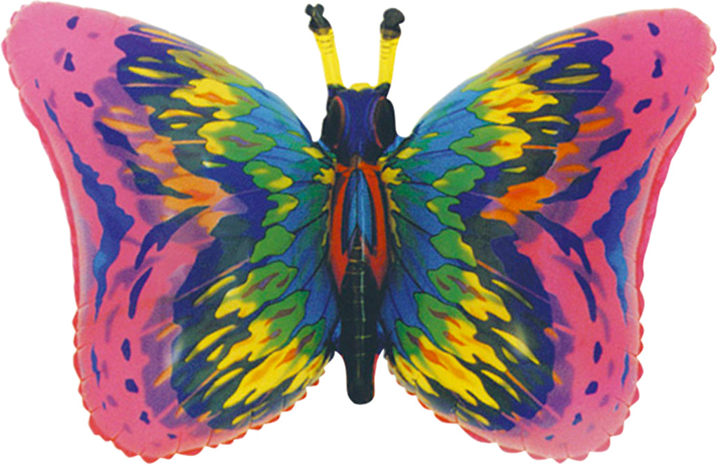 colorful butterfly shaped balloon