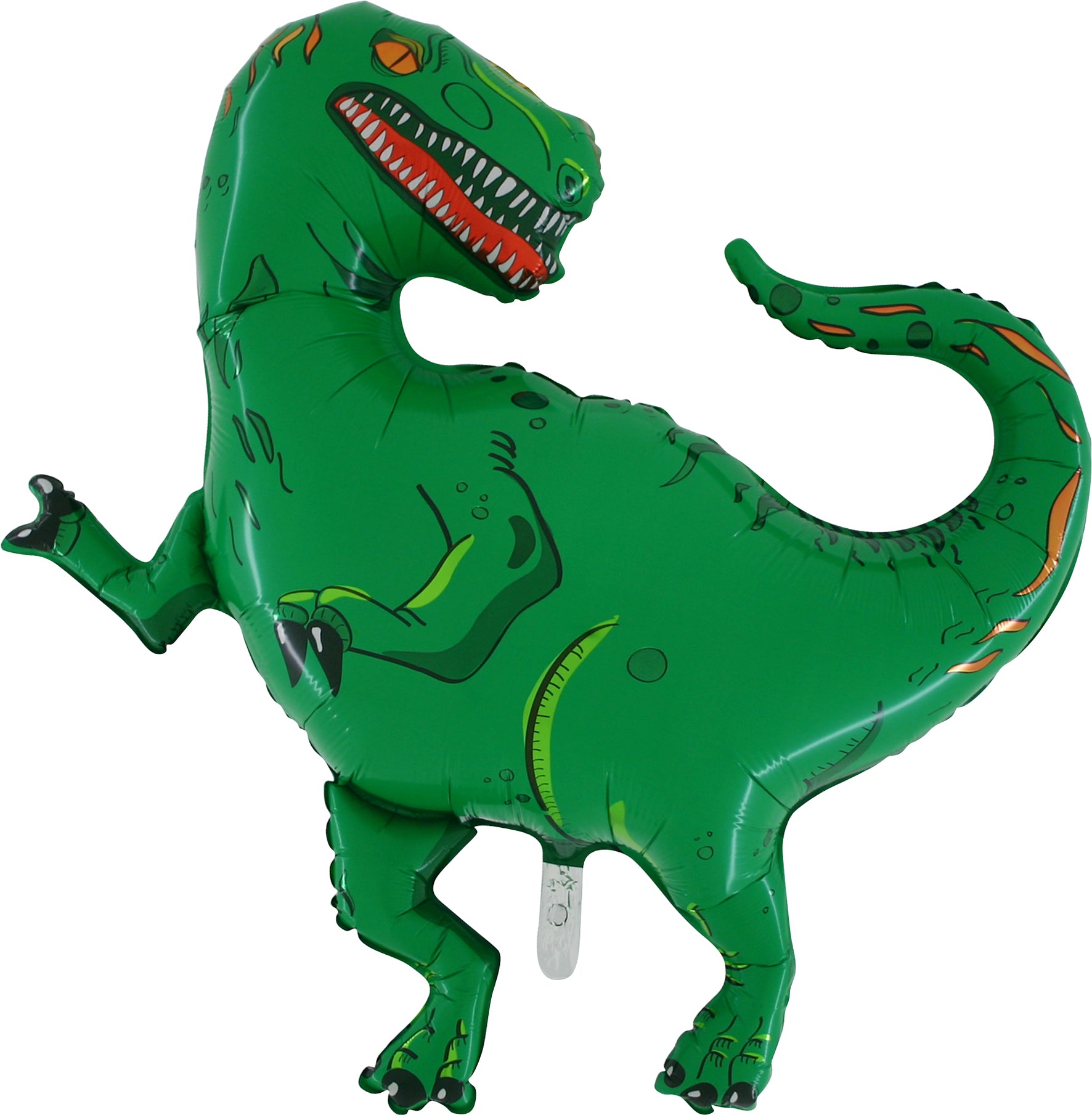 green dinosaur / tyrannosaurus shaped balloon