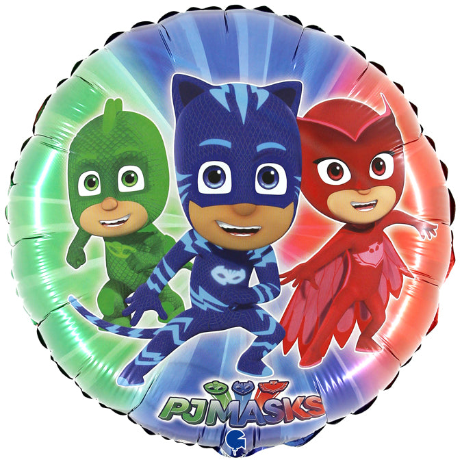 round pj masks balloon