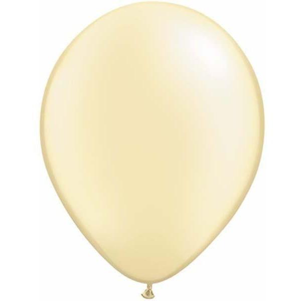 pearl ivory/cream white, pastel balloon