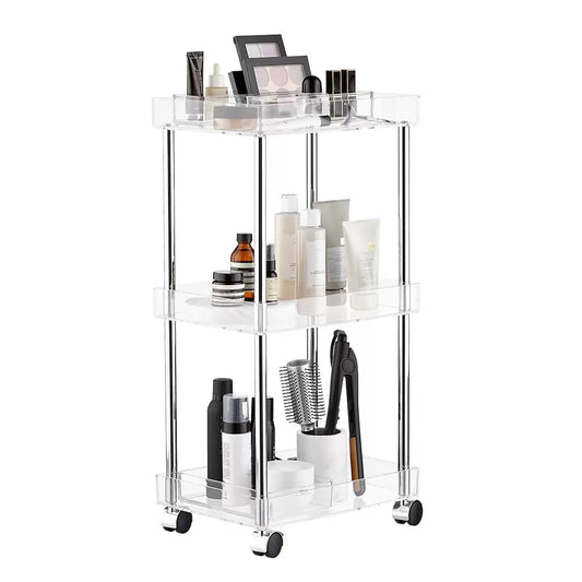 5 Ways to Use Our Clear Rolling Cart in Your Home – The Home Edit