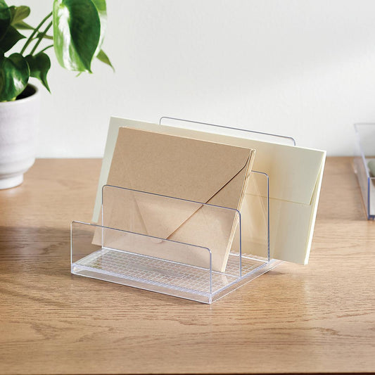 The Home Edit Ornament Organizer with Hinged Lid, Clear