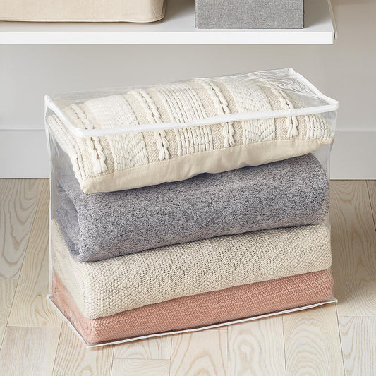 Simplify 2 Pack Blanket Storage Bag in Heather Grey