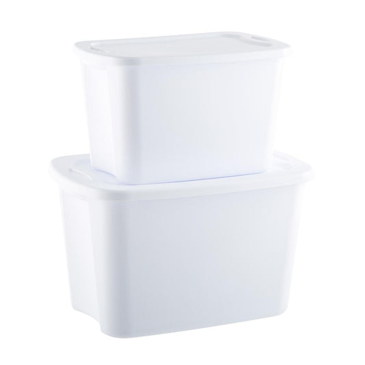 SimplyKleen Large Storage Bins with Lids, 4-pk –