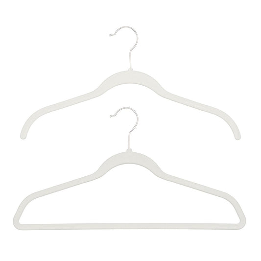 The Home Edit Thin Wood Clothing Hangers, Pack of 30, Natural