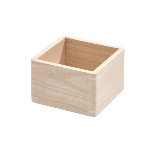 CTW Home 510559 Leather Handled Wood Boxes - Set of 2