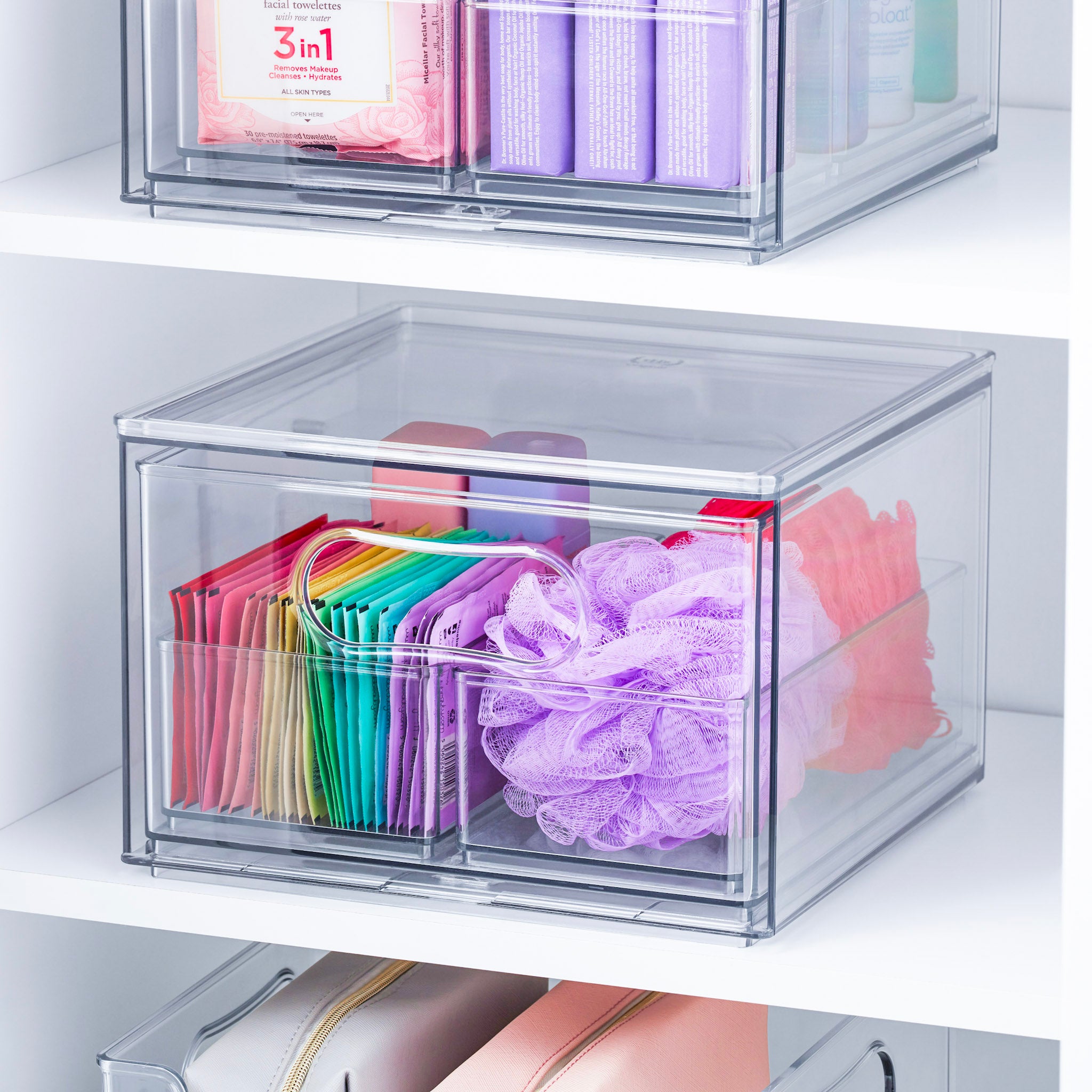 Russell + Hazel Acrylic Drawer Organizer with Magnets - Clear - L (Large)