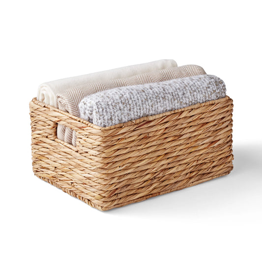 Y-Weave Medium Decorative Storage Basket White - Brightroom™