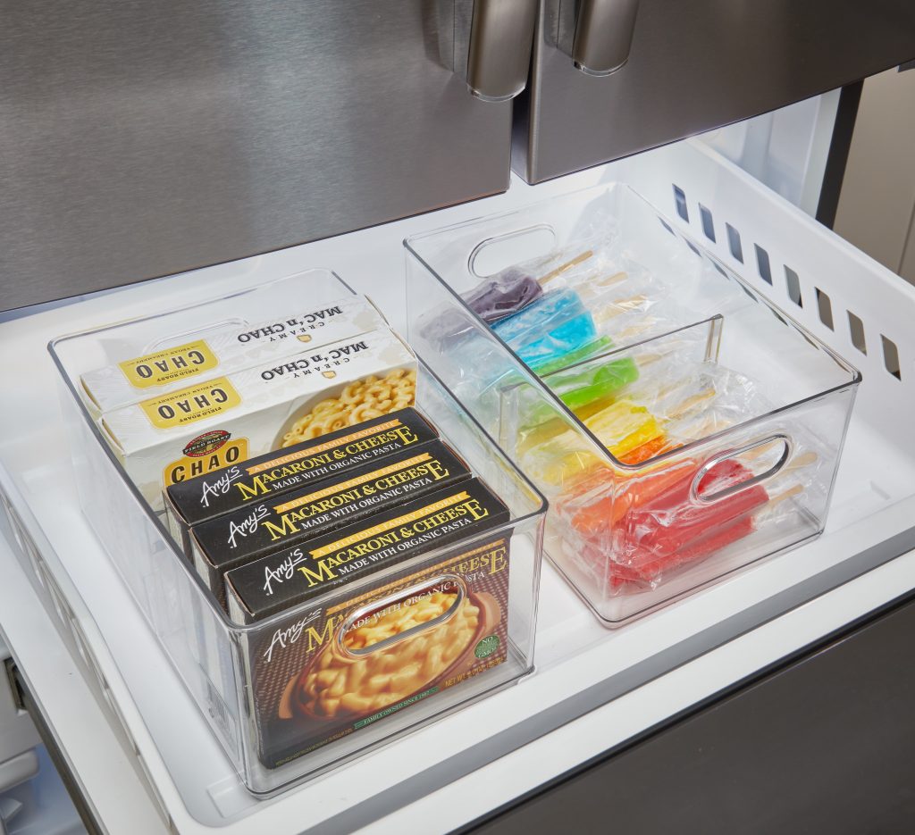 Cabinet-Depth Pantry Bins with Divider