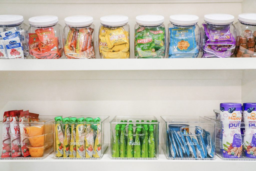 Pantry Organization: Toddler Snacks