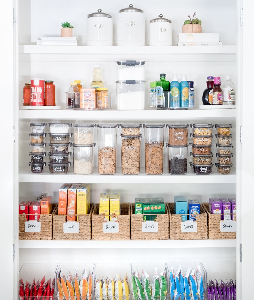 Small Pantry Makeover full of Inexpensive Organization