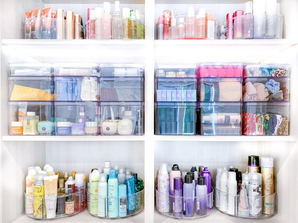 How to Organize Beauty Products: Storage for Hair Products and
