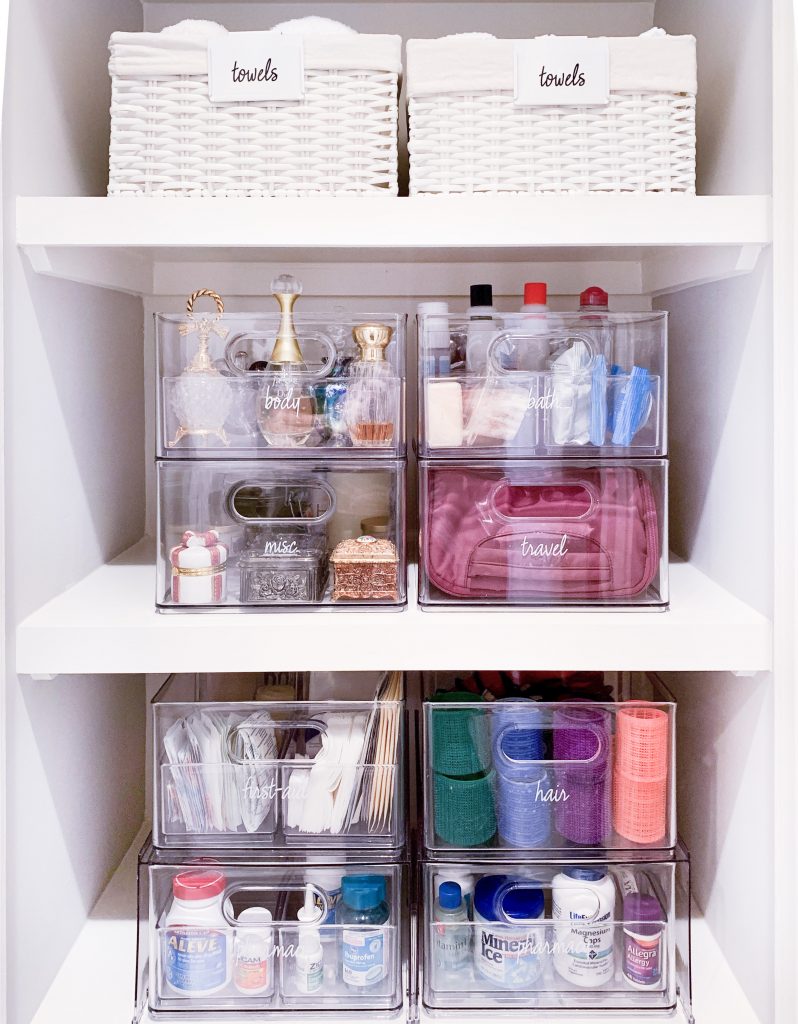 Bathroom Under Sink Cabinet Organizer. Perfect for QTips, Rounds and  Flossers
