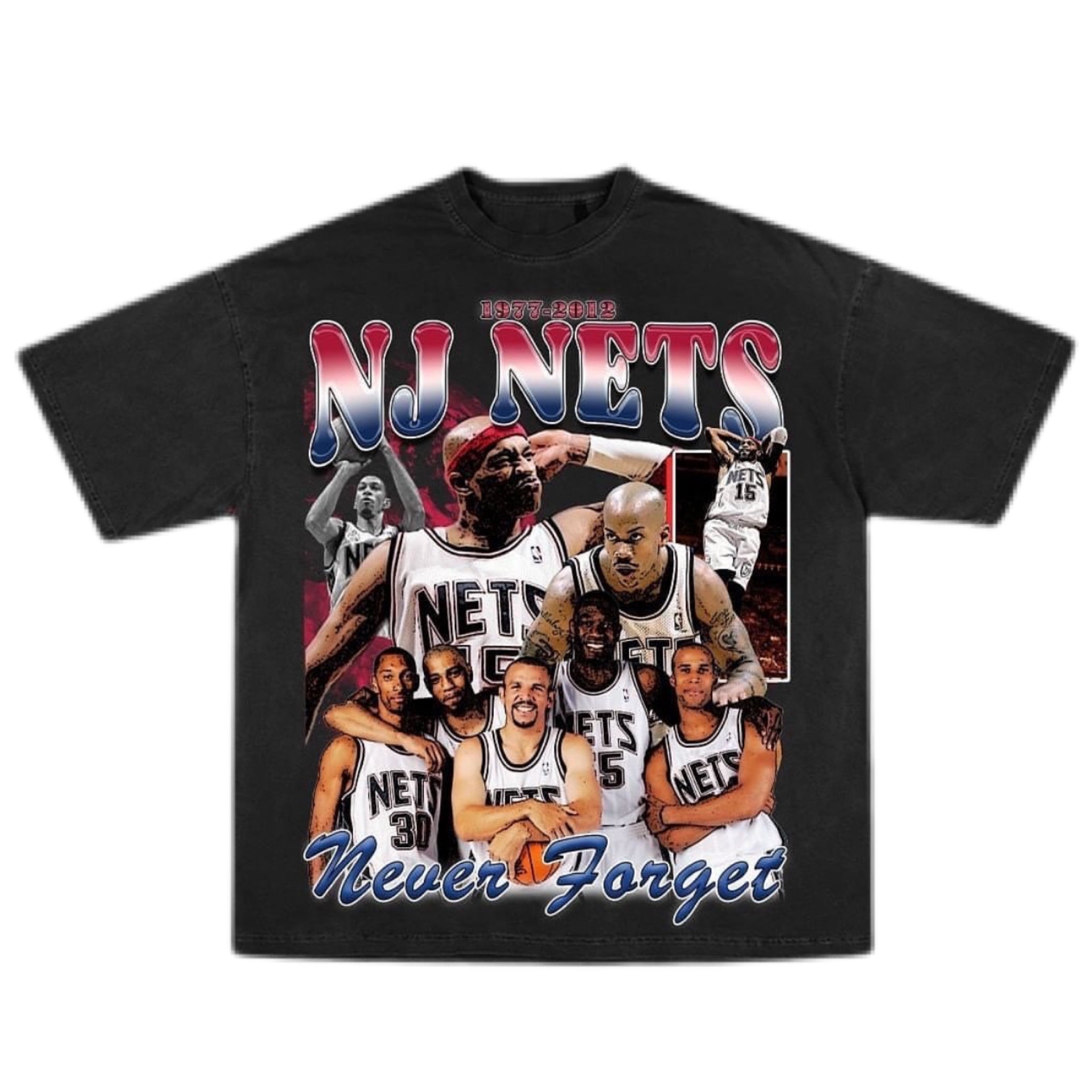 Nj nets vintage Tee - STREETWEAR