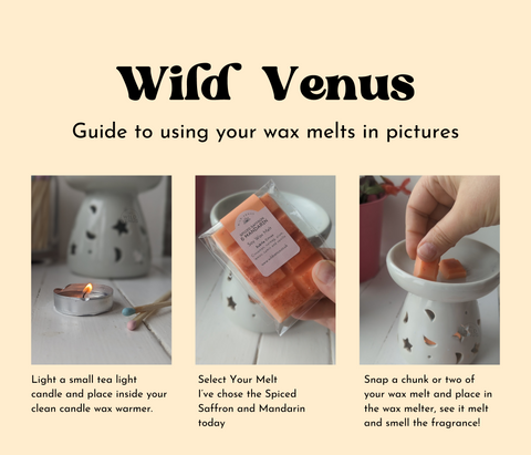A guide to Using Wax Melts in Pictures